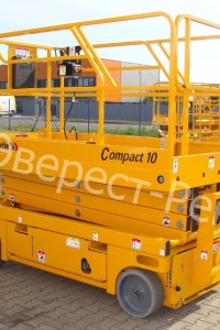 Арендовать аренда ножничного электрического подъемника haulotte compact 10 в Москве