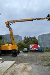 Арендовать аренда коленчатого дизельного подъемника haulotte ha 32 rtj pro в Москве