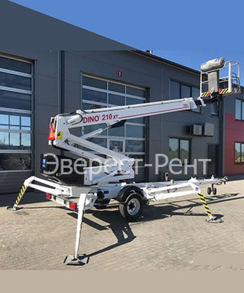 Арендовать аренда прицепного подъемника паук dino 210 xt в Москве